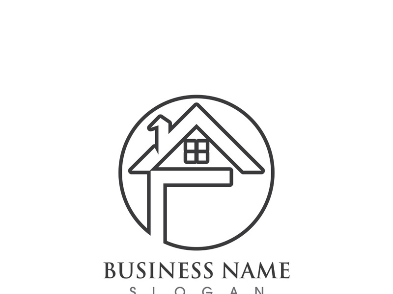 Home property  logo and symbol vector