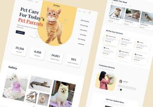Pet Place - Pet Care Website Landing Page 3