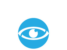 Eye vector logo design image template