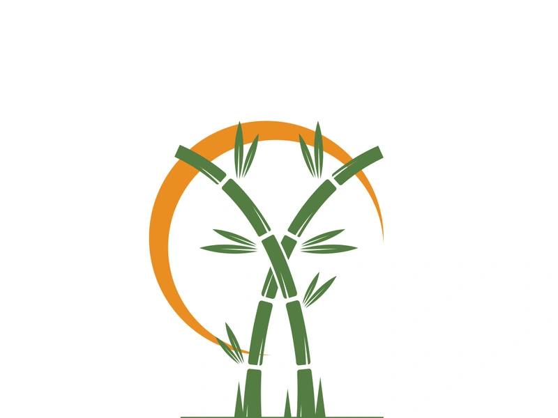 Bamboo Logo Template vector icon