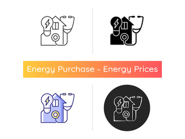 Energy audit icon preview picture