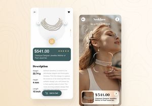 Jewelry Store App Design (AR Try On)