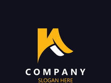 Letter KA, AK initial Logo, simple and Luxury monogram Icon Vector business identity design Template