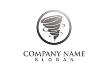 Tornado logo symbol vector illustration design