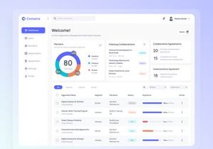 Comains - Collaboration Management Information System Landing Page