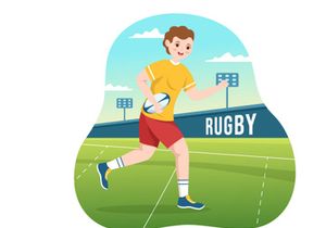 11 Rugby Player Illustration