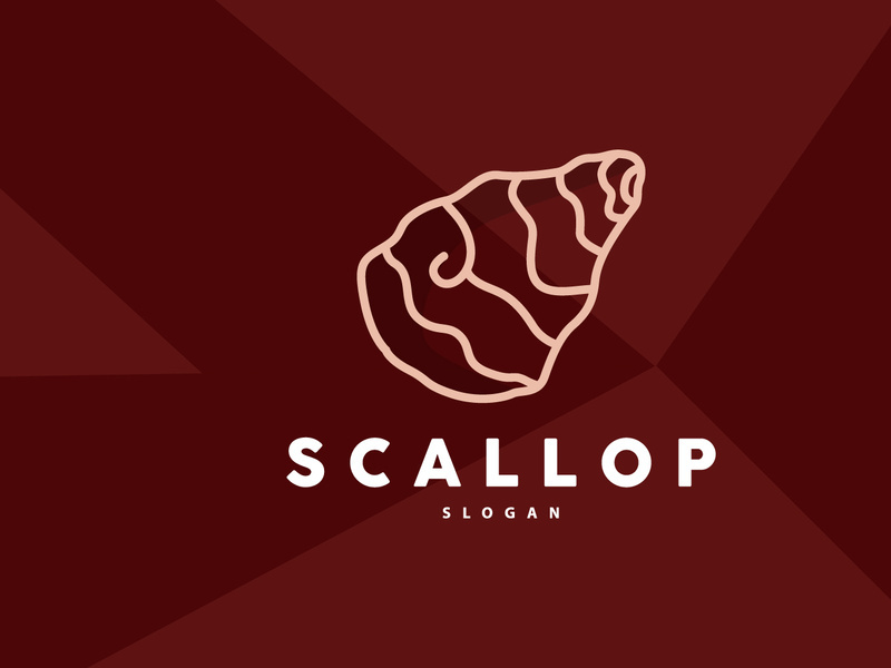 Seashell Logo, Inspirational Scallop Design