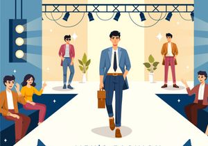 10 Men's Fashion Show Illustration