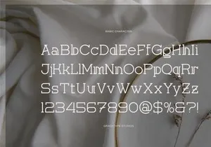 Corina Elegant | Modern Slab Serif