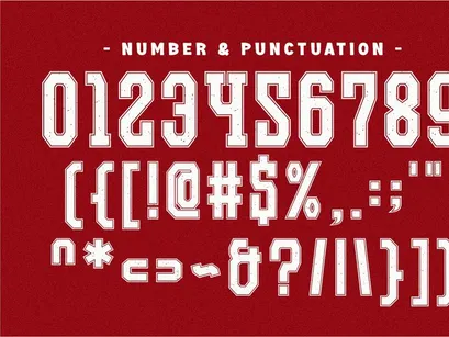 Jersey Varsity - Vintage Slab Serif