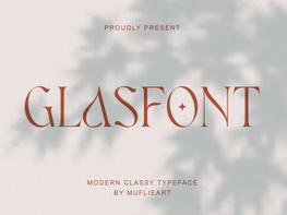 Glasfont preview picture