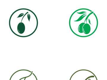 Olive fruit logo design. preview picture