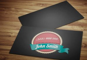 Vintage Business Card Template
