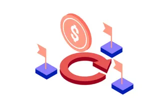 Recession Business isometric icon illustration