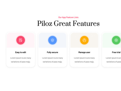 Piloz App Landing Page