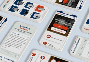 Template UI Repair Figma and Photoshop