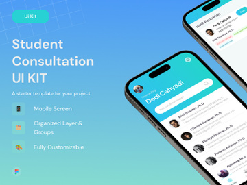 Student Consultation UI Kit preview picture