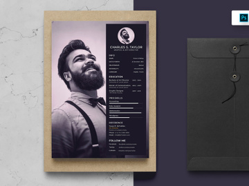 Resume CV Template-100 preview picture