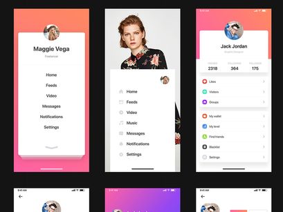 Origin Mobile UI Kit for SKETCH