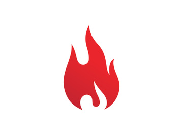 Fire Flame Logo design vector template preview picture