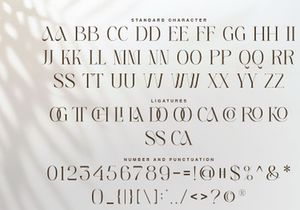 Carmela-Modern and elegant typeface