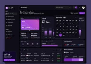 Nestify - Fintech Dashboard UI Kit
