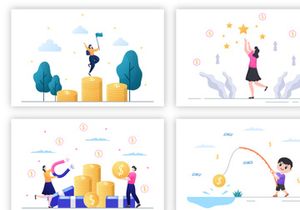 16 Investment Financial Success Freedom Illustration