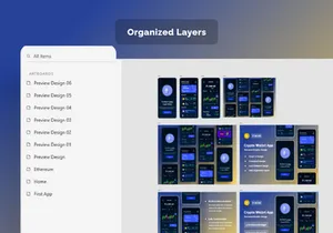 Crypto Wallet App Design