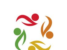 Community, network and social icon design template