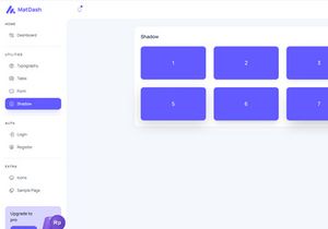 Matdash Free Tailwind React Admin Dashboard Template