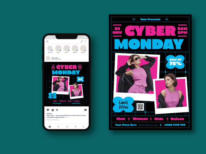 Cyber Monday Flyer