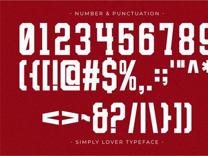 Simply Lover - Display Font