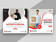 Delivery Service Social Media Instagram Post