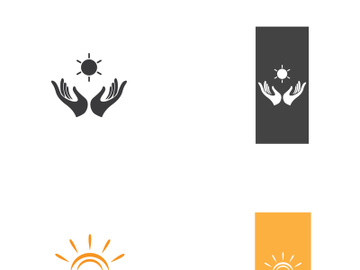 Sun logo design with a modern concept. preview picture