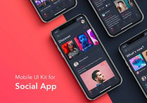 ZINGO - Social Mobile UI Kit for ADOBE XD