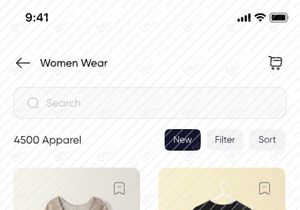 Clothes Shopping App Concept UI kit