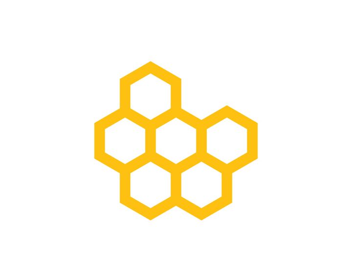 Bee icon design illustration