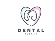 Tooth logo, Dental Health Vector, Care Brand Illustration