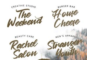 Betty Finty - Modern Script Font