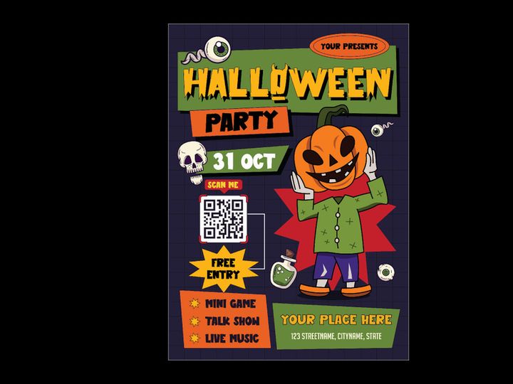 Halloween Party Flyer