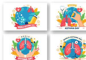 12 World Asthma Day Illustration