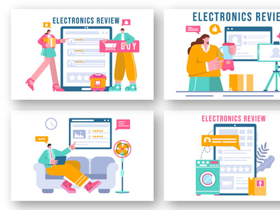 18 Electronics Review Illustration