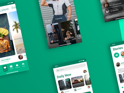Sosio - Social Application Mobile UI Kit