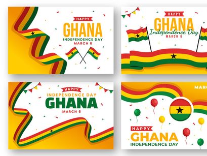 13 Ghana Independence Day Illustration