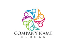 Community people logo group team vector