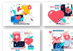 10 World Blood Donor Day Illustration