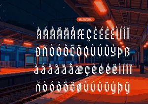 Ercanix | Pixelated Font