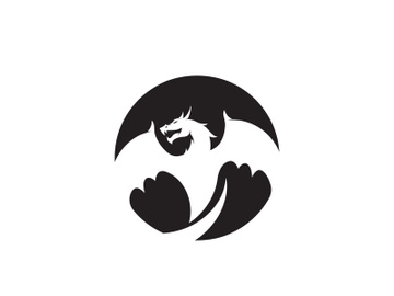 Dragon icon vector illustration design preview picture