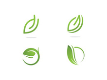 Green Leaf Ecology logo template