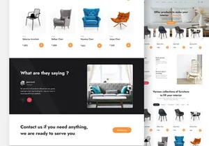 Furnity - Website Template Furniture